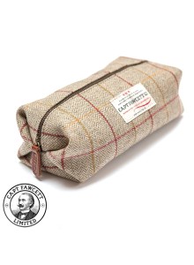 Tweed Wash Toiletry Bag (CF.318), Captain Fawcett